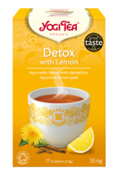 Bio Yogi Detox tea with lemon