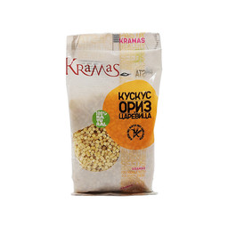Cous cous from rice and corn, gluten free