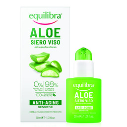 Anti-aging face serum with aloe vera
