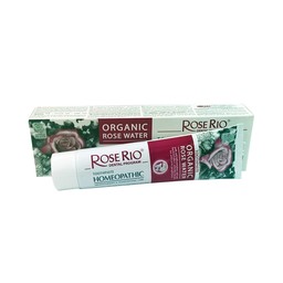 Organic Homeopathic toothpaste with rose water, 75 ml.