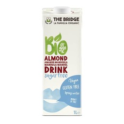 Organic Almond drink (3%), gluten free and sugar free 1L