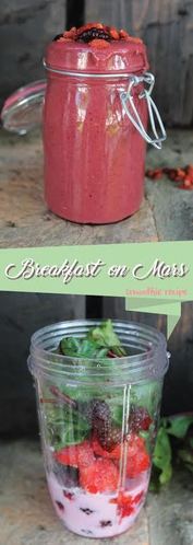 Закуска на Марс - Смути с горски плодове