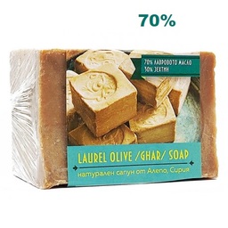 Natural soap from Aleppo with laurel oil