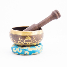Antique Tibetan singing bowl Yin Yang