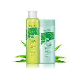 Shampoo and balsam extract aloe