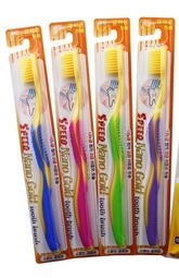 Toothbrush with nano gold