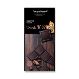 Organic dark chocolate 90% cocoa, 70g