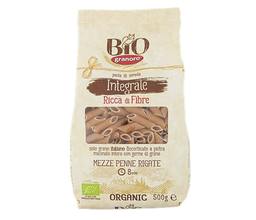 Organic Penne Rigate, short, whole grain