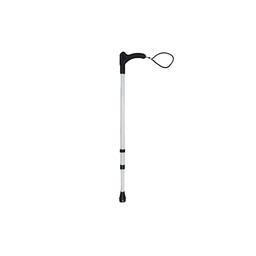 Straight aluminum cane, adjustable