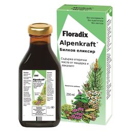 Floradix Alpenkraft  -  Билков еликсир с билки, мед и малцов екстракт