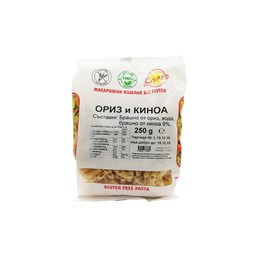 Macaroni of rice and quinoa
