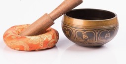 Antique Tibetan singing bowl Series H 15 cm