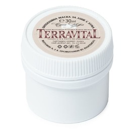 TERRAVITAL face mask for dry skin with brown clay, 30ml