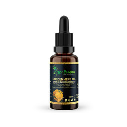 Golden herbal oil