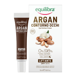 Cream for the skin around the eyes with argan oil