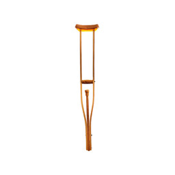 Wooden crutch, armpit, adjustable