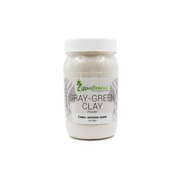 Natural gray-green clay powder