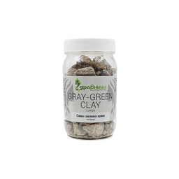 Natural gray-green clay powder