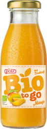Organic fruit drink with mango