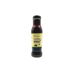 Black elderberry fruit syrup with ginger