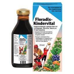 Floradix Kindervital - подсилващо средство от плодове, билки