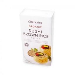 Organic brown rice for sushi