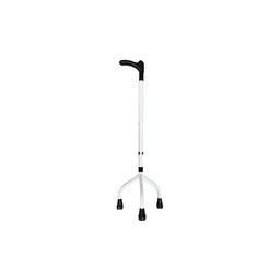 Aluminum adjustable cane, 3 supported