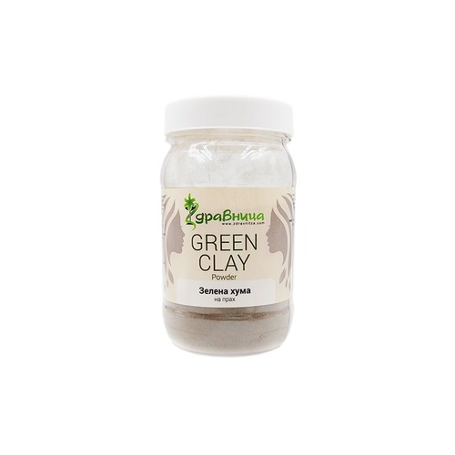Natural green clay powder