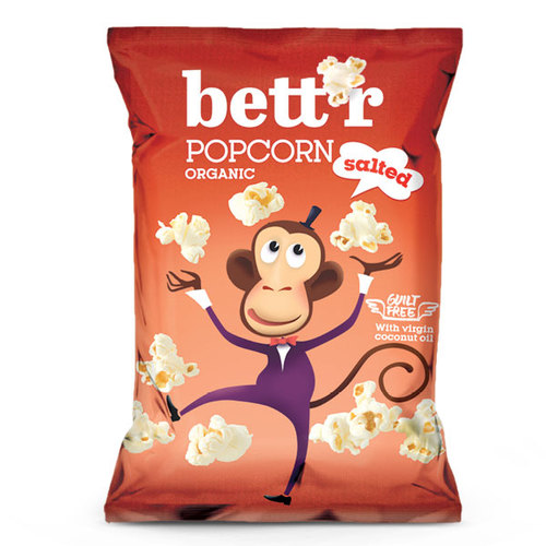 Bio Popcorn with Sea Salt