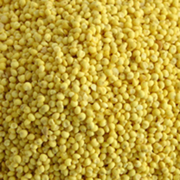 Hulled millet minced