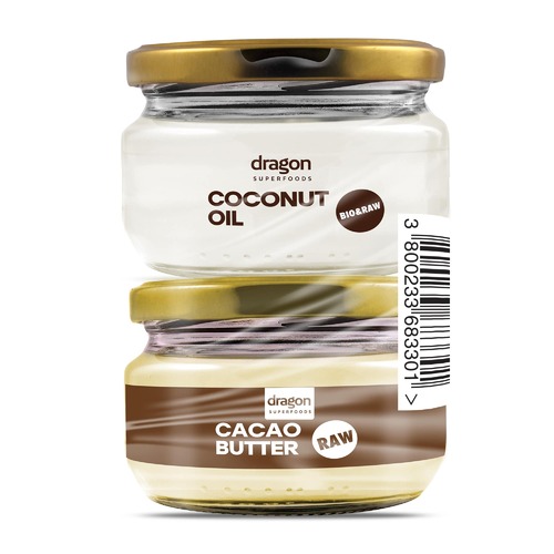 Промо пакет кокосово масло 100 ml + какаово масло 100 ml