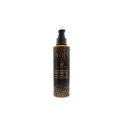 Bronzing oil - spray with gold powder