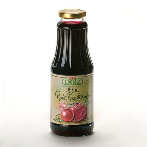 Organic red beetroot juice