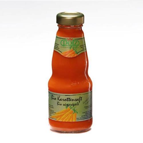 Organic carrot juice