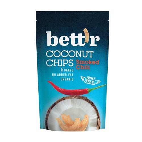 Organic coconut chips with chili