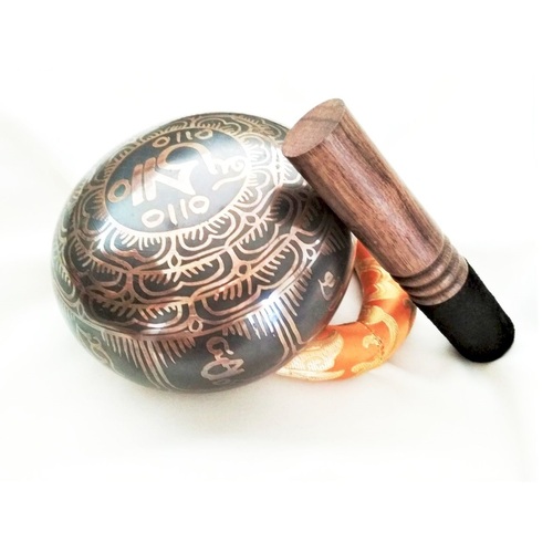 Spare hammer for singing Tibetan bowls with leather