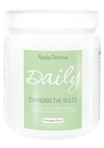 DAILY - Elixir for Health & Beauty with Hyaluronic Acid by Nadia Petrova