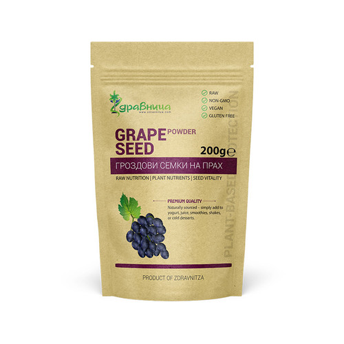 Grape seeds in powder 200 g.