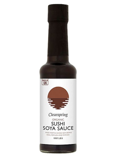 Organic soy sauce for sushi