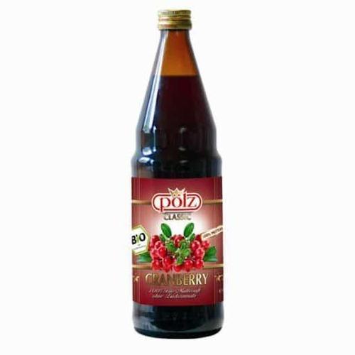 Organic cranberry juice 750 ml