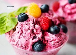 Chocolate berry ice cream