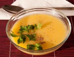 Vegetable soup with ginger