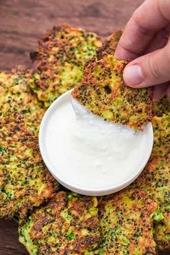 Baked Broccoli Fritters