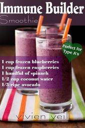 Smoothie build the immune system