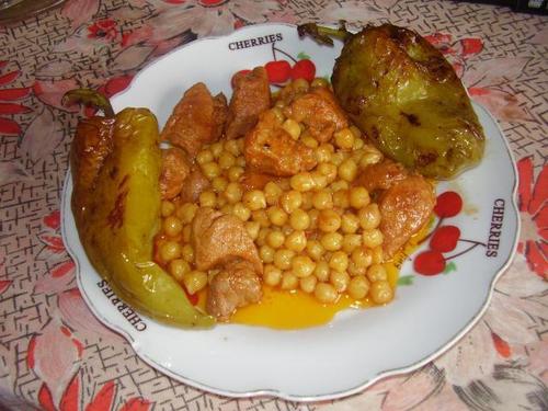 Pork with chickpeas