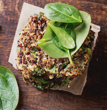 Vegan meatballs with chickpeas and quinoa