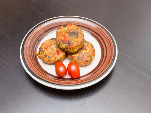 Crispy zucchini meatballs